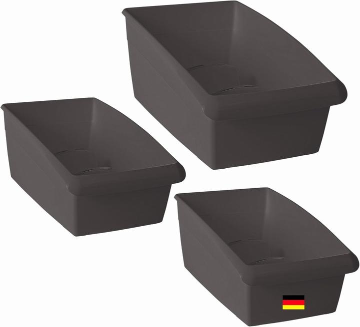 Produktbild Novaliv Medikamenten Organizer Set Hausapotheke 3er Set (2 Stück 25 x 12 cm und 1 Stück 25 x 16 cm)
