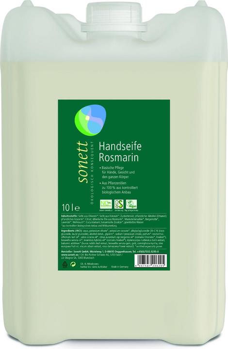 Sonett Handseife Rosmarin Bidon (Handseife Nachfüllpackung, 10000 ml)