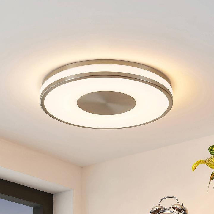 Image du produit Lindby Fjella Plafonnier à LED changeur de couleur RGB-CCT (1350 lm)