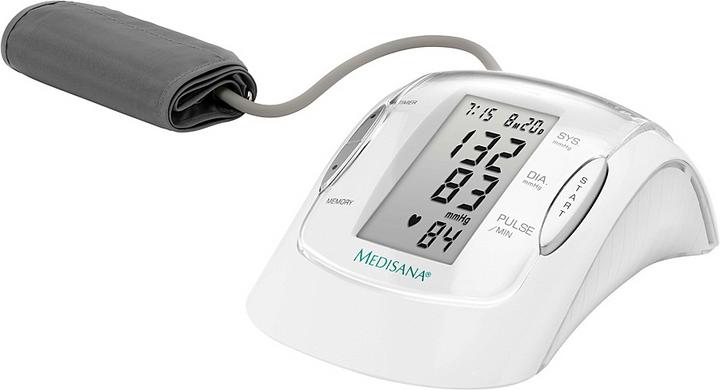 Medisana 51047 MTP Misuratore di pressione del braccio superiore Linea bianca (Sfigmomanometro per braccio)