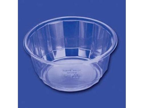 Plus Pack Ciotola Plastskål Diamond 1428 ml Ø192x85 mm APET trasparente, 300 pezzi/scatola