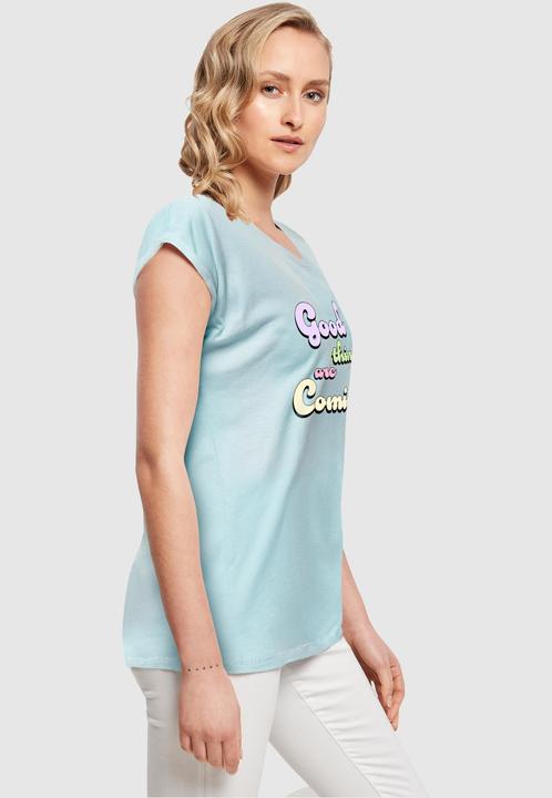 Actual product image Merchcode Ladies Good Things Extended Shoulder Tee - 112623 (S)