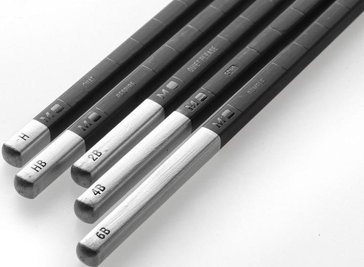 Produktbild Moleskine Zeichenstifte-Set (3 mm, HB, 2B, H, 4B, 6B, 1 x)