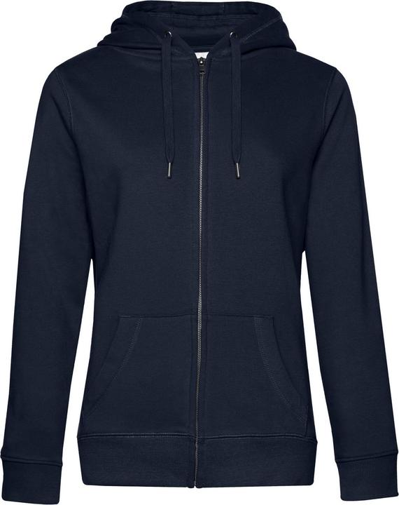 B&C Queen Hoodie mit durchgehendem Reissverschluss
