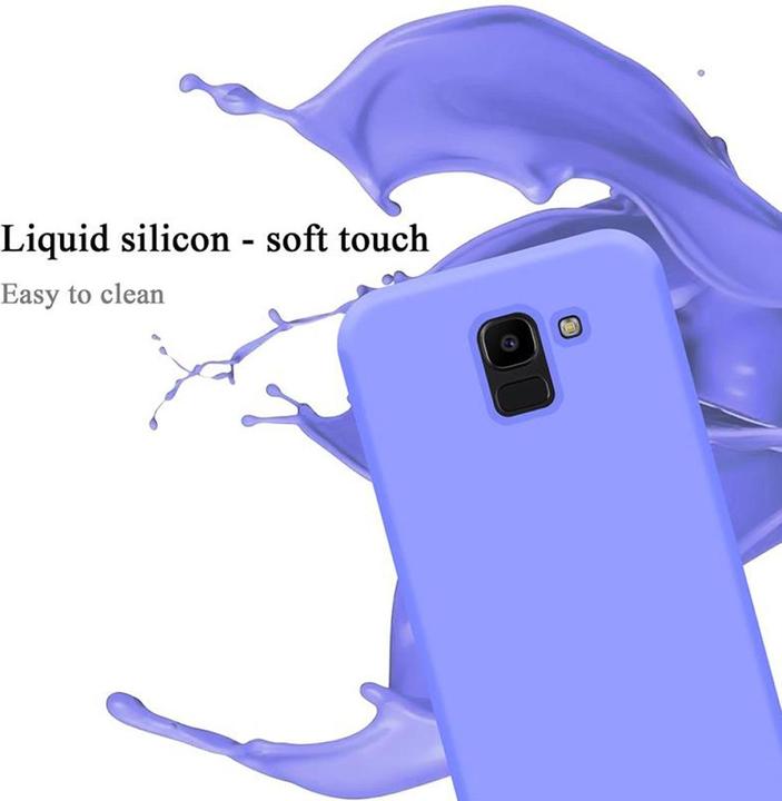 Productafbeelding Cadorabo TPU Liquid Silicone Case Cover (Samsung Galaxy J6 (2018))