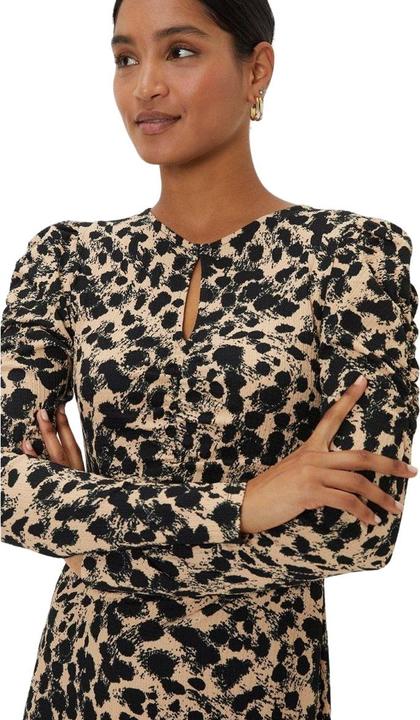 Immagine prodotto Dorothy Perkins Donna/Ladies Vestito midi con buco della serratura con stampa leopardata (38)
