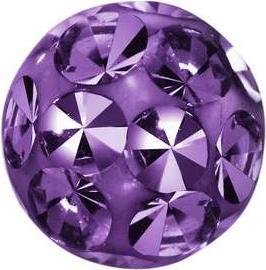 Image du produit Bijouteria Embout de piercing (Cristallin, Acier inoxydable, Résine époxy)