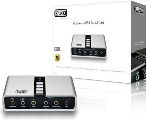Produktbild Sweex 7.1 Externe USB Sound Karte (USB)
