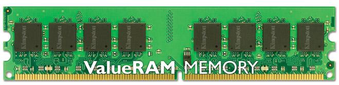 Kingston ValueRAM (1 x 1GB, 800 MHz, DDR2-RAM, DIMM)
