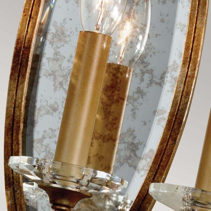 Produktbild Elstead Lighting Valentina Wandleuchte E14 3-fach Oxidierte Bronze (E14)
