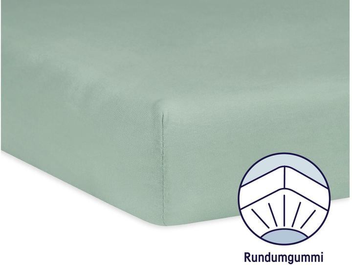 Produktbild Julius Zöllner Fix-Leintuch Jersey Salbei 90 x 40 cm (90 x 40 cm)