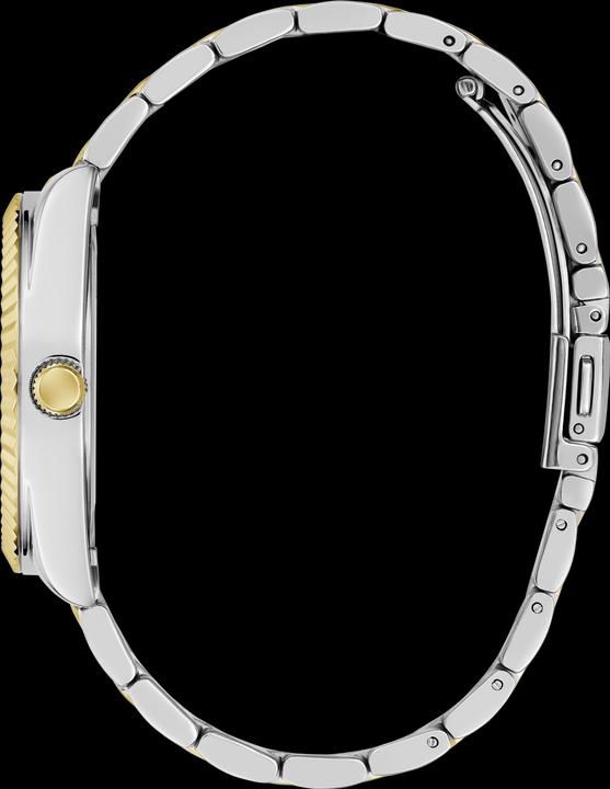 Immagine prodotto Guess P SLV CS W/ P GLD TOP PART / SUN WHT DAY/DATE DL / P SLV & GLD BRCT Orologio da polso (36 mm)