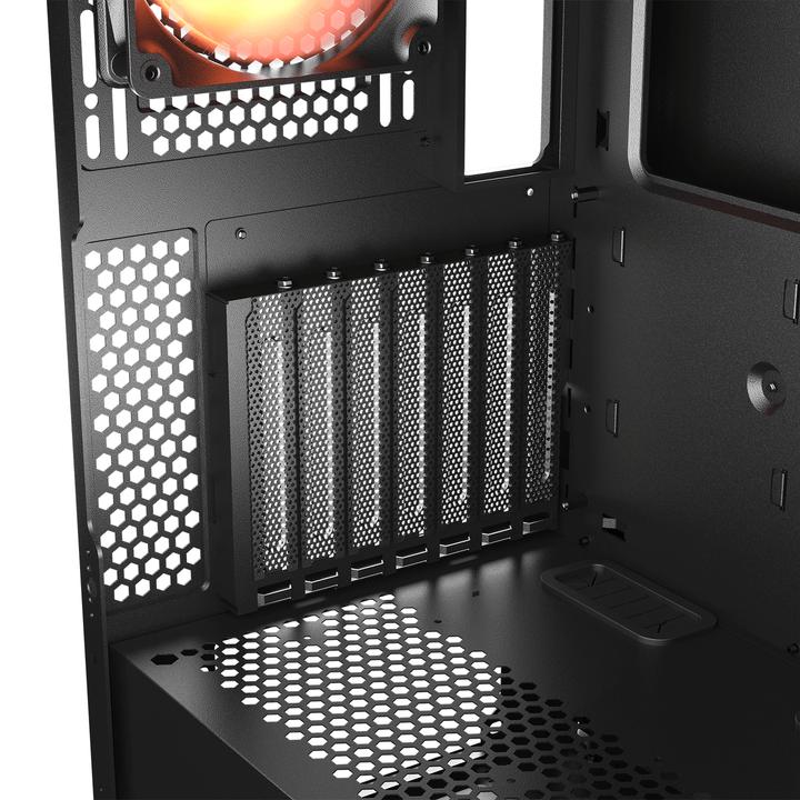 Image du produit Cougar Gehäuse Midi-Tower, Airface ECO, ARGB, Schwarz (ATX, Mini-ITX, mATX, SSI CEB)