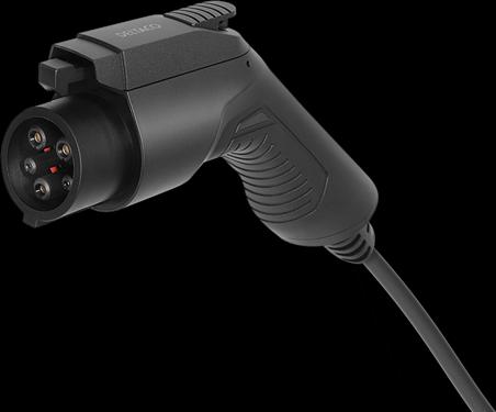Actual product image Deltaco Electric car charging cable Schuko - Type 1, 1 phase, 3.6KW, 5m, black (3.60 kW, 16 A, 6 m)