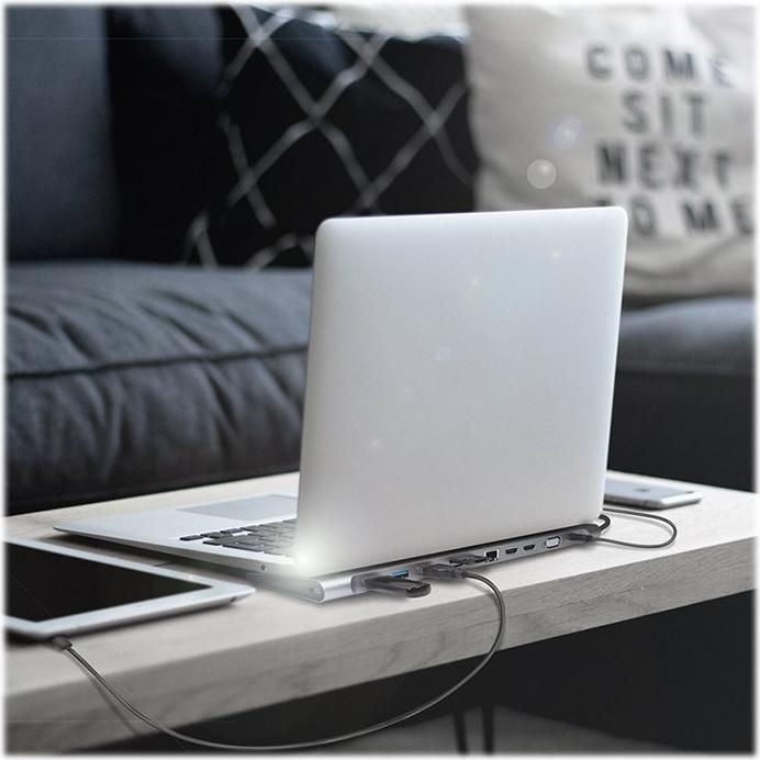 Actual product image LogiLink UA0373 (USB-C, 11 Ports)