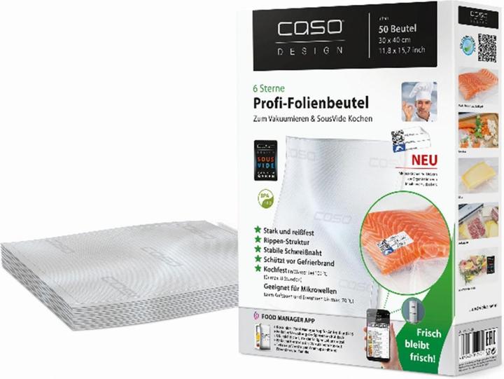 Actual product image Caso Foil bags (50 x)