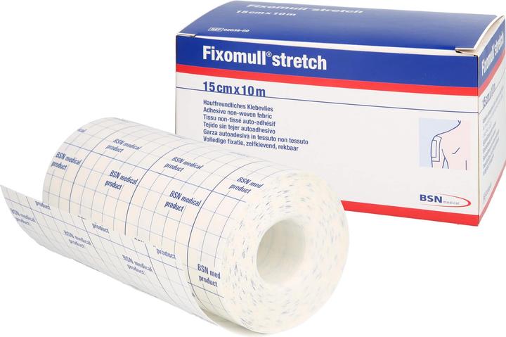 Produktbild BSN Fixomull stretch 10 m x 15 cm hautfreundliches Klebevlies, 1 St. Pflaster (1 x)