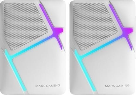 Image du produit Mars Gaming Enceintes Bluetooth MS-H RGB (Blanc)