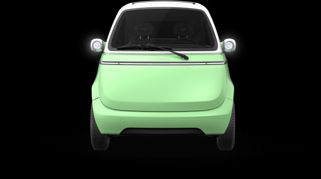 Actual product image Microlino Long Range Paris Mint (Electric, 17 hp)