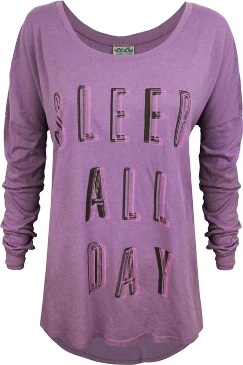 Junk Food Sleep All Day Rock All Night Oberteil