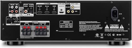 Produktbild Denon AVR-1513, 5.1 Kanal A/V Receiver, 110W, 3D, Schwarz (Receiver)