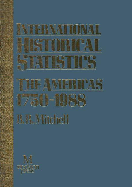 Actual product image International Historical Statistics (English, Brian Mitchell, 1993)