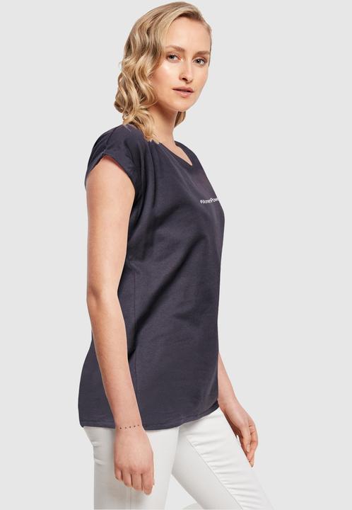 Produktbild Merchcode Ladies WD - Strong As A Woman Extended Shoulder Tee - 116539 (S)