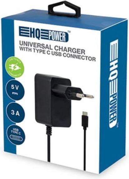 Produktbild Velleman KOMPAKTES LADEGERÄT MIT USB-ANSCHLUSS - 5 VDC - 3 A max. - 15 W max. - TYP C
