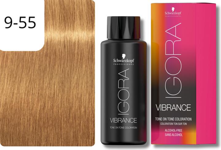Produktbild Schwarzkopf Professional IGORA VIBRANCE Tone On Tone Coloration (9-55 Extra Hellblond Gold Extra)