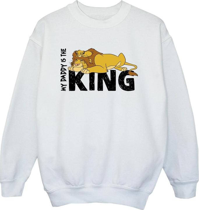 Disney The Lion King Daddy Is King Sweatshirt Jungen