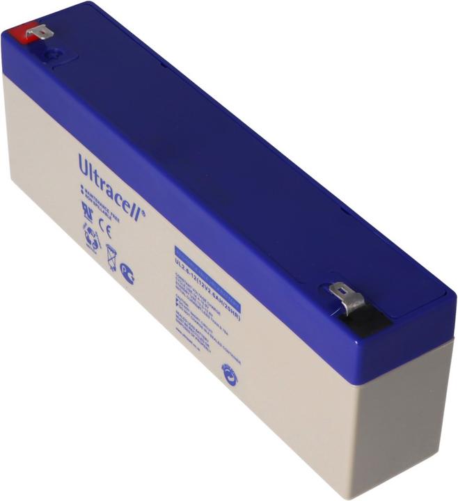 Actual product image Ultracell UL2.4-12 Blei-Akku 12 Volt 2,4 Ah, Faston 187, 4,8mm (12 V, 2.40 Ah)
