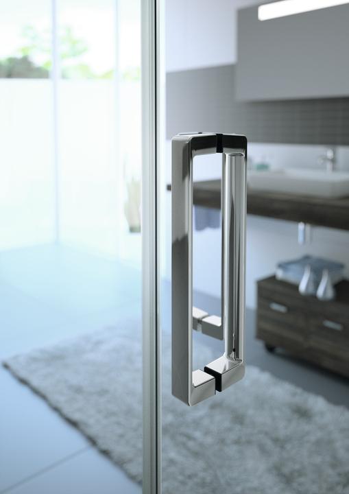 Produktbild Hüppe Classics 2 EasyEntry 4-Eck Gleittüreckeinstieg 2-teilig (1/2), Breite:80 cm, Höhe:200cm, Li (214 cm, 62 cm, 11 cm)
