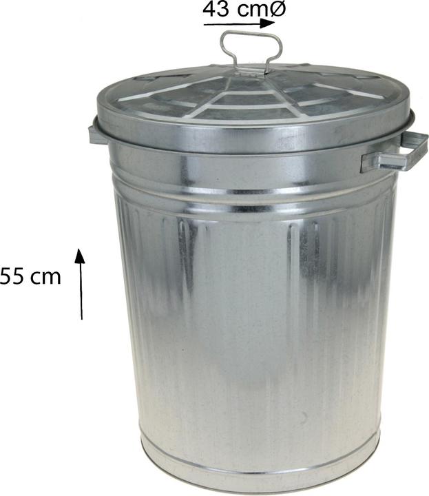 Actual product image Mojawo 55L Oskart bin Ash bin with lid Dustbin Waste bin (55 l)