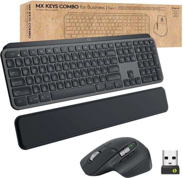 Logitech MX Keys Combo for Business Gen 2 (Eng. Int., Wireless)