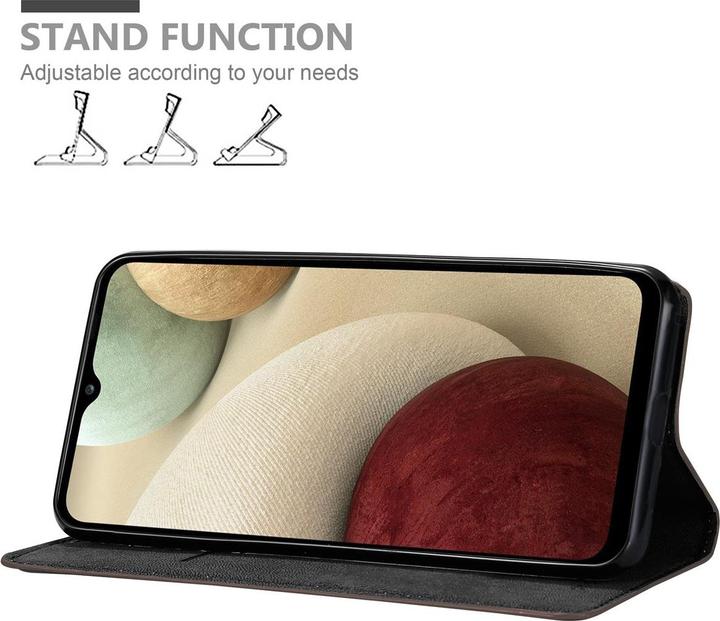 Immagine prodotto Cadorabo Copertina magnetica invisibile del libro (Samsung Galaxy A12, Samsung Galaxy M12)