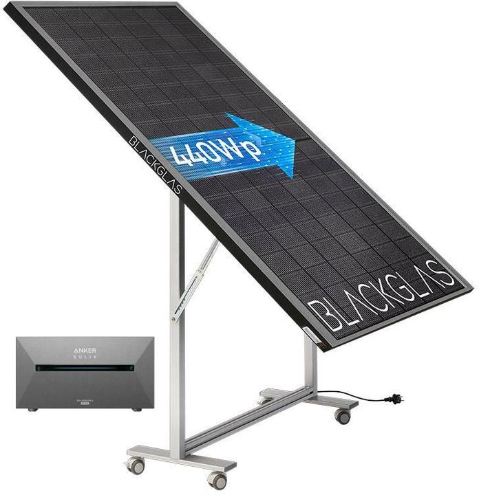 Actual product image Blackglas Solar system ECOzoomPRO 440 Wp (440 W)
