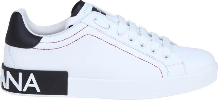 Dolce & Gabbana portofino sneakers in white leather