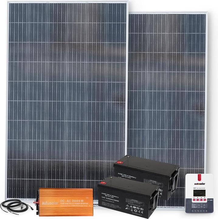 Actual product image Autosolar Solar system set (670 W)