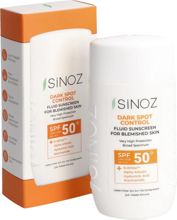 Immagine prodotto Sinoz Dark Spot Control Fluid Sunscreen (Crema solare, SPF 50+, 50 ml)