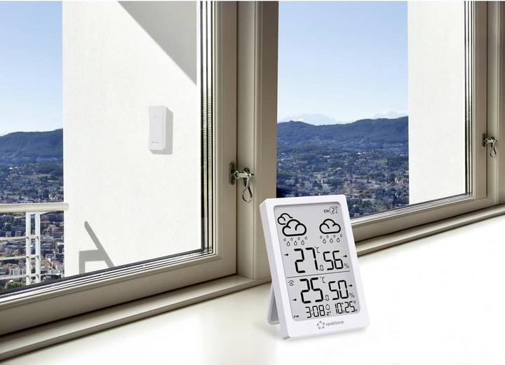 Immagine prodotto Renkforce RF-6416472 Funk-Wetterstation Weiss