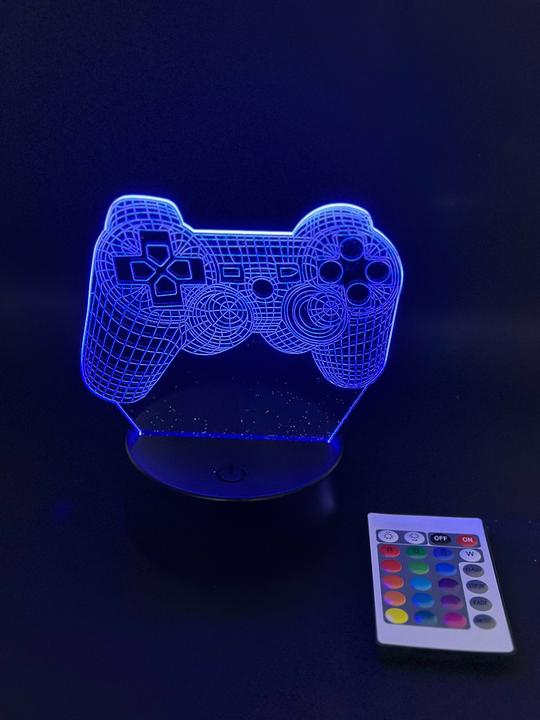 Actual product image Mecharite 3000816 table lamp LED Black, Blue