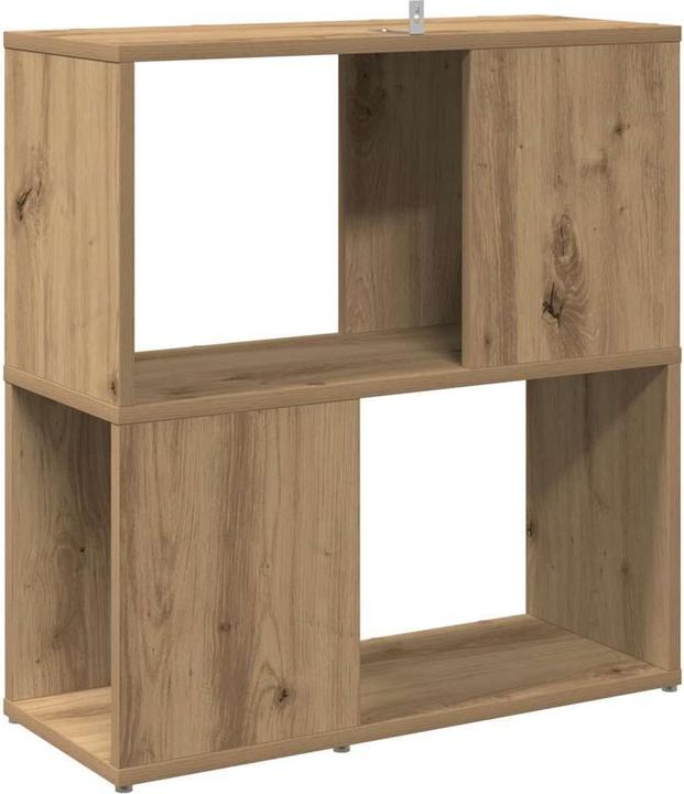 Image du produit VidaXL Bücherregal Raumteiler Standregal Aufbewahrung Büroregal Artisan-Eiche (60 x 24 x 63 cm)