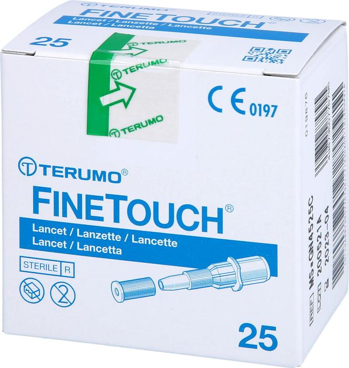 Actual product image Terumo FINETOUCH disposable lancets, 25 pcs LAN (Lancets)