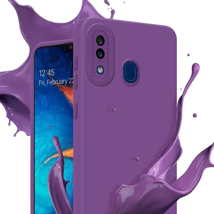 Actual product image Cadorabo Case for Samsung Galaxy A20 / A30 / M10s in TPU Fluid LM162 Style (Samsung Galaxy A20, Samsung Galaxy M10s, TCL A30)