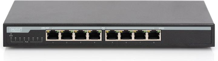Immagine prodotto Digitus Interruttore da tavolo PoE GB a 8 porte (8 Porti)