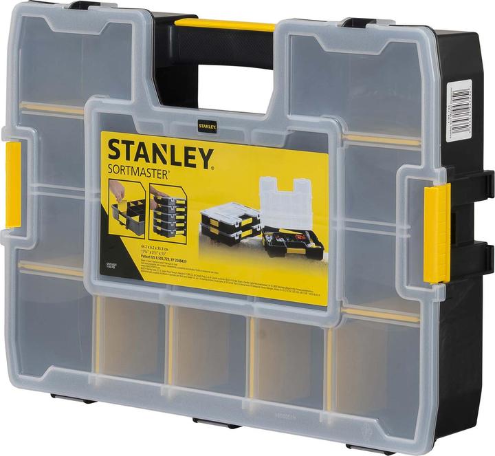 Actual product image Stanley Toolbox L with removable dividers