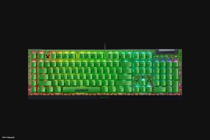Produktbild Razer Blackwidow V4 X Minecraft Edition (US, Kabelgebunden)