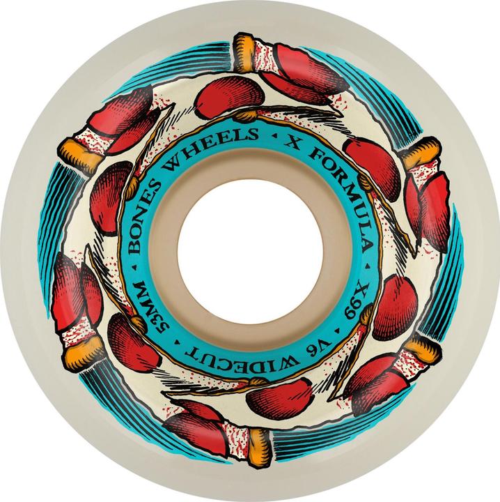 Actual product image Bones Wheels 99A XF Deep Dish V6 Wide-Cut (53 mm)