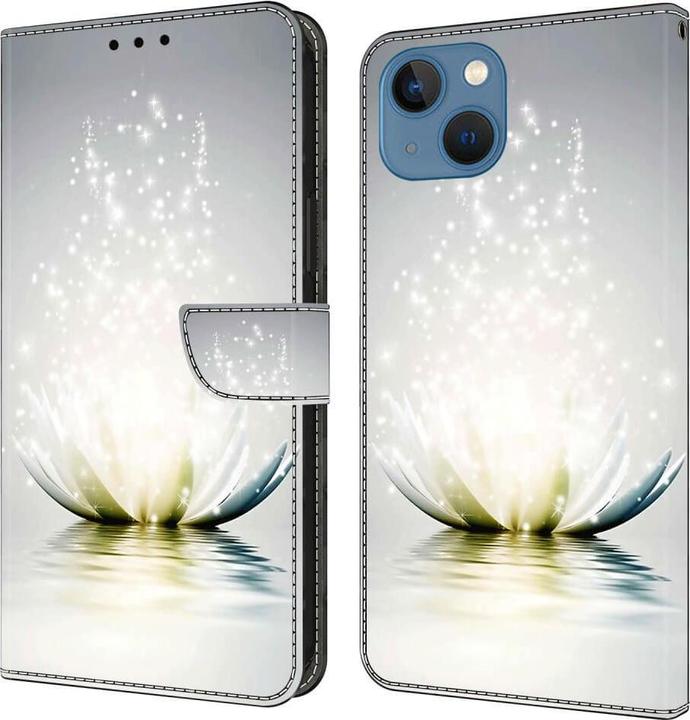 Produktbild Cover-Discount iPhone 15 Plus - 3D-Effekt Hülle Etui Lotusblüte (Apple iPhone 15 Plus)