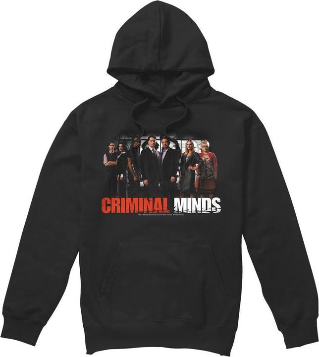 Immagine prodotto Criminal Minds The Brain Trust Felpa con Cappuccio Uomo (L)